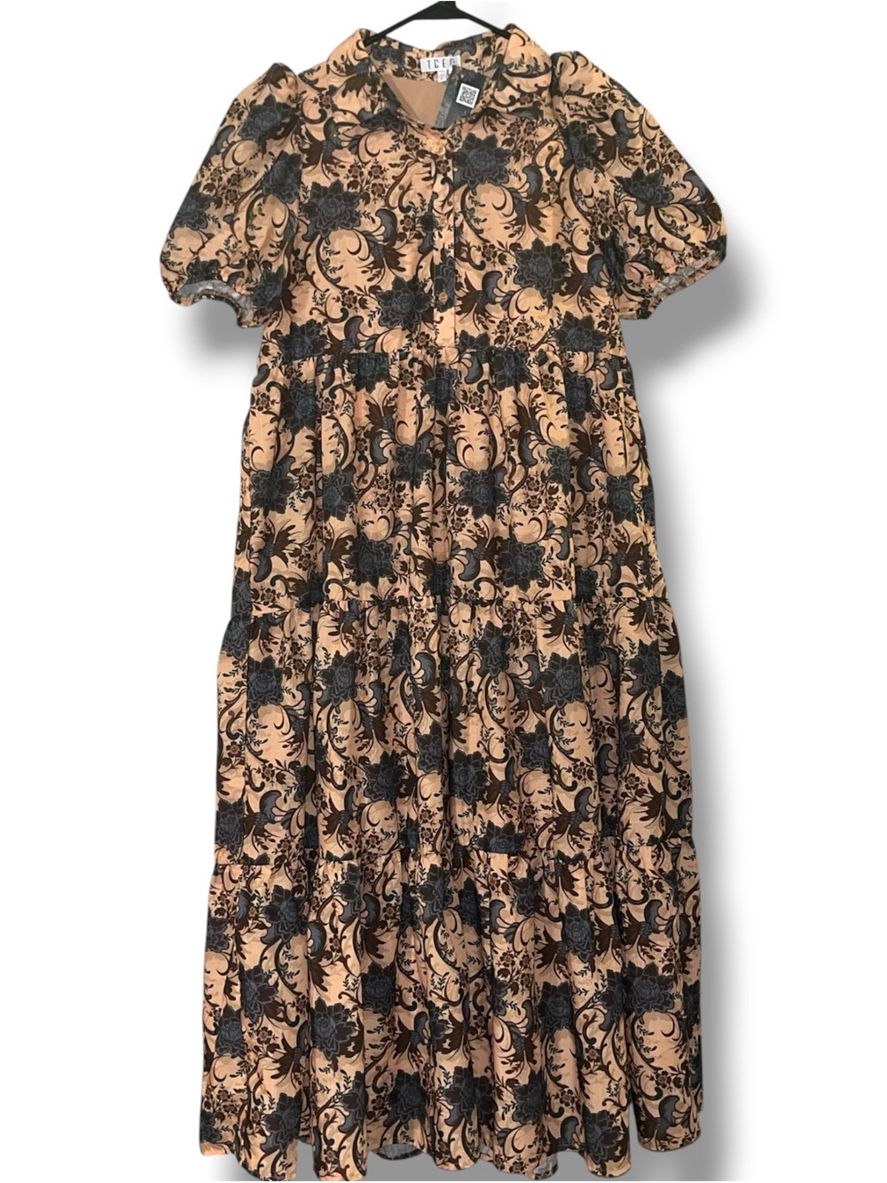 TCEC "The Halen" Dress | Floral Tiered Boho Maxi